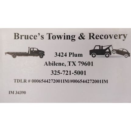 Logotipo de Bruce's Towing