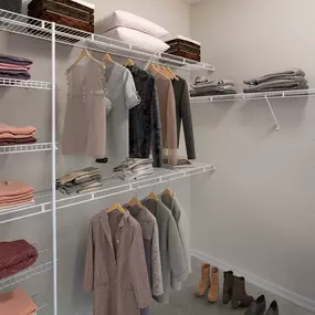 Spacious Walk-In Closet at Camden World Gateway Apartments in Orlando, FL