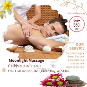 The full body massage targets all the major areas of the body that are most subject to strain and
discomfort including the neck, back, arms, legs, and feet. 
If you need an area of the body that you feel needs extra consideration, such as an extra sore neck or back, feel free to make your massage therapist aware and they’ll be more than willing to accommodate you.