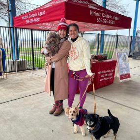 Braved the cold for a great cause - Duke’s birthday pawty and an opportunity to tell other dog lovers about Trupanion Pet Medical Insurance!