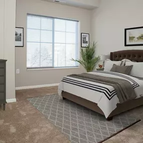 Bedroom at Urban Park Apartments