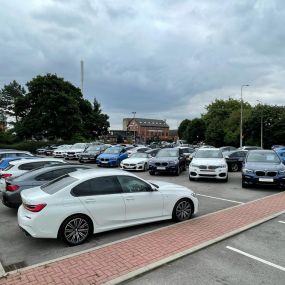 Outside the BMW Hull dealership