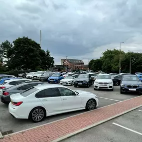 Outside the BMW Hull dealership