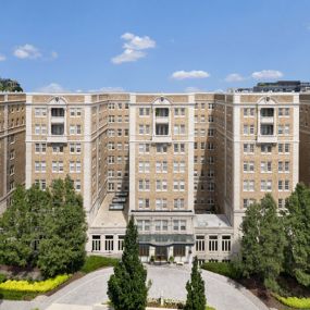 Exterior view of historic Camden Roosevelt apartments!