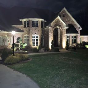 Touch Touch Irrigation work example #3, exterior house lighting.