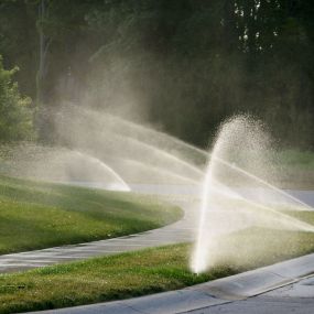 Touch Touch Irrigation work example, exterior irrigation system.