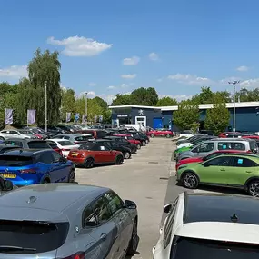 Evans Halshaw Peugeot Mansfield Dealership Forecourt