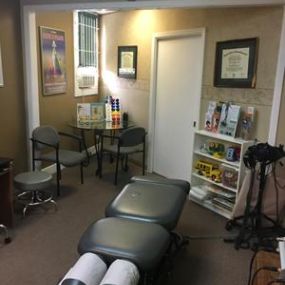 Treatment room at Spokane chiropractor Audubon Park