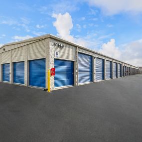 Drive-up accessible storage units at Storage Court of Monroe, WA