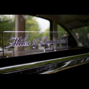 Miles & Daughters Funeral Directors vehicle