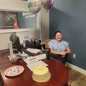 Celebrating our amazing team member's birthday!