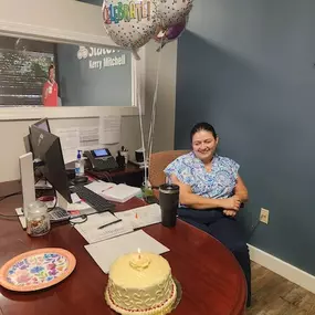 Celebrating our amazing team member's birthday!