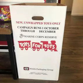 Contributing to Toys for Tots