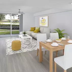 Camden Doral Apartments Updated Living Room