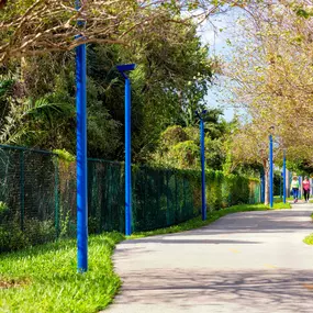 Neighborhood walking trail