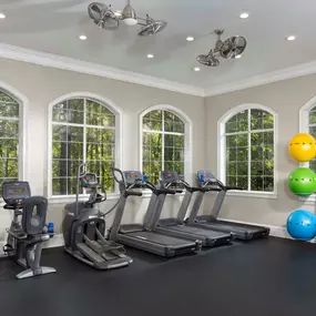 Fitness center with cardio equipment