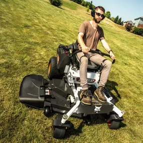 A Bobcat UV34 utility vehicle