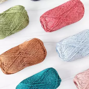 What a gorgeous weekend! These warmer temps mean it's time to break out the spring yarns!⁠
⁠
Meet Isager Trio 2- a linen, cotton & lyocell dk blend ready for the new season! Each colorway has a subtle heather and shine, adding a depth of color to your crisp summer fabrics! ⁠