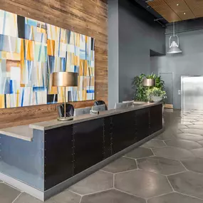 the camden apartments hollywood ca lobby with 24 hour staffed concierge