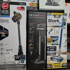 Cordless Vacs of many different name brands to chose from.