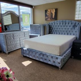 We all work hard for our money on a daily. Lets make your room over with this new bedroom set today. Get what you deserve at a price that is fair for you.