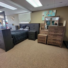We carry bed set from several different providers. So many colors, styles, and shapes to choose from.