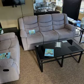 3 Piece living room set. Room for the guest and your chair just for yourself.