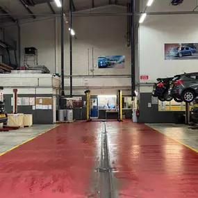 Inside the Ford Service Centre Walsall