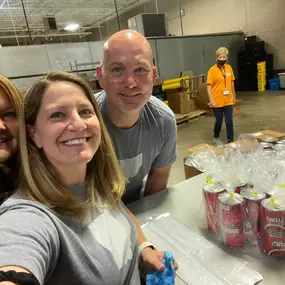 Helping W.A.R.M with kids backpack program