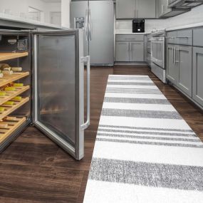 Large kitchen grey design scope wine fridge