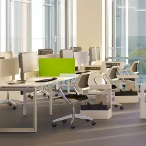 Enhance your workspace with our modern office desks, designed for style, functionality, and productivity. Explore a range of affordable options from top brands at Discount Office Equipment in Berkley, MI.