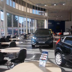 Inside the Ford Blackpool showroom