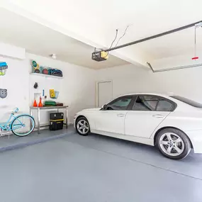 Two car attached garage