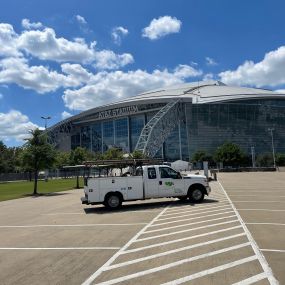 One of the Tioga trucks at the Arlington Texas AT&T Stadium.