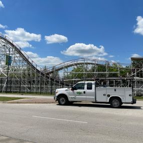 One of the Tioga trucks at Six Flags in Arlington Texas.