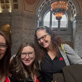 Last month at the Washington State Capitol.