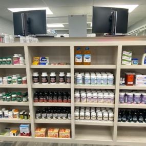 The checkout and over the county medicine at Live Well Pharmacy - Fayetteville