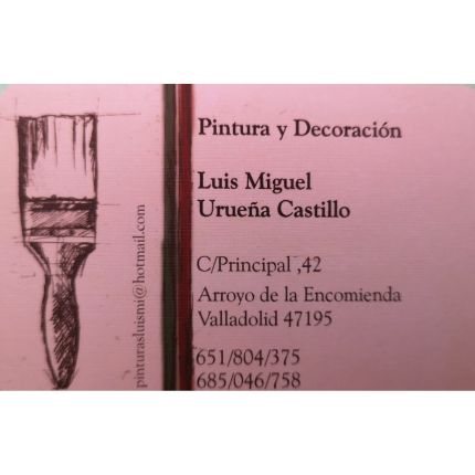 Logotyp från Pinturas Y Decoración Luis Miguel Urueña