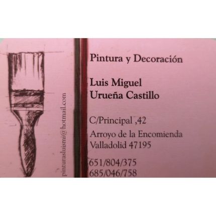 Logotipo de Pinturas Y Decoración Luis Miguel Urueña