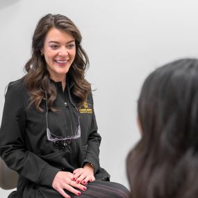 Dr. Anais at Belmont Dentistry in Scottsdale attentively listens to the needs of her patients.