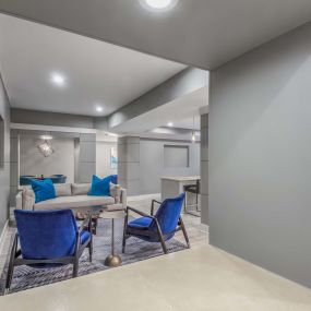 Resident lounge with comfortable seating