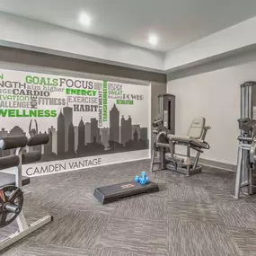 24 hour fitness center with strength training equipment