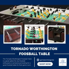 Tornado Worthington Foosball Table at Game Exchange of Colorado
