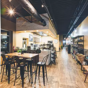 Inside Coffee Beanery