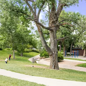 Playground and Disc Golf Course at East Park