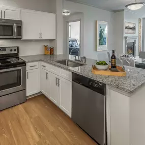 Open concept kitchen