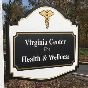 Virginia Center for Health and Wellness Street Sign