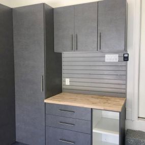 New Garage Cabinets with workbench