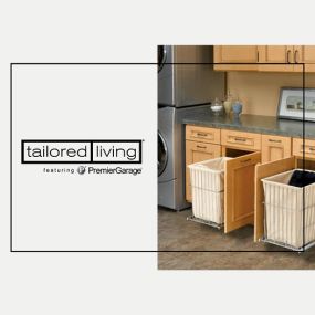 A custom laundry solution of cabinets, counter tops, shelves and innovative storage that maximizes all available space and brings all the processes together may change the way you feel about doing laundry. A centralized solution will save lots of time and steps. #organization #innovation  #design  #