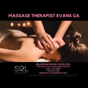 massage therapist evans ga